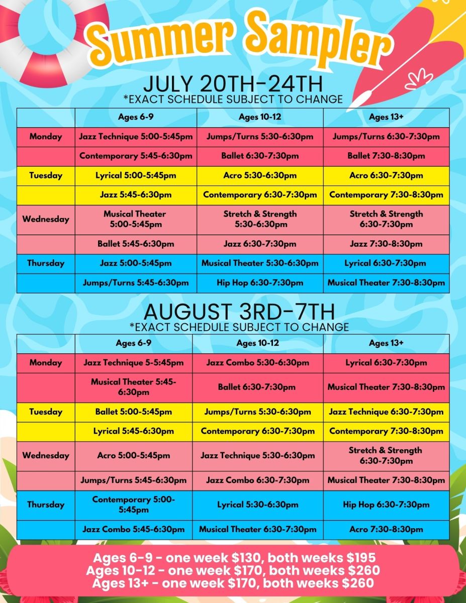 summer dance classes in chesapeake VA